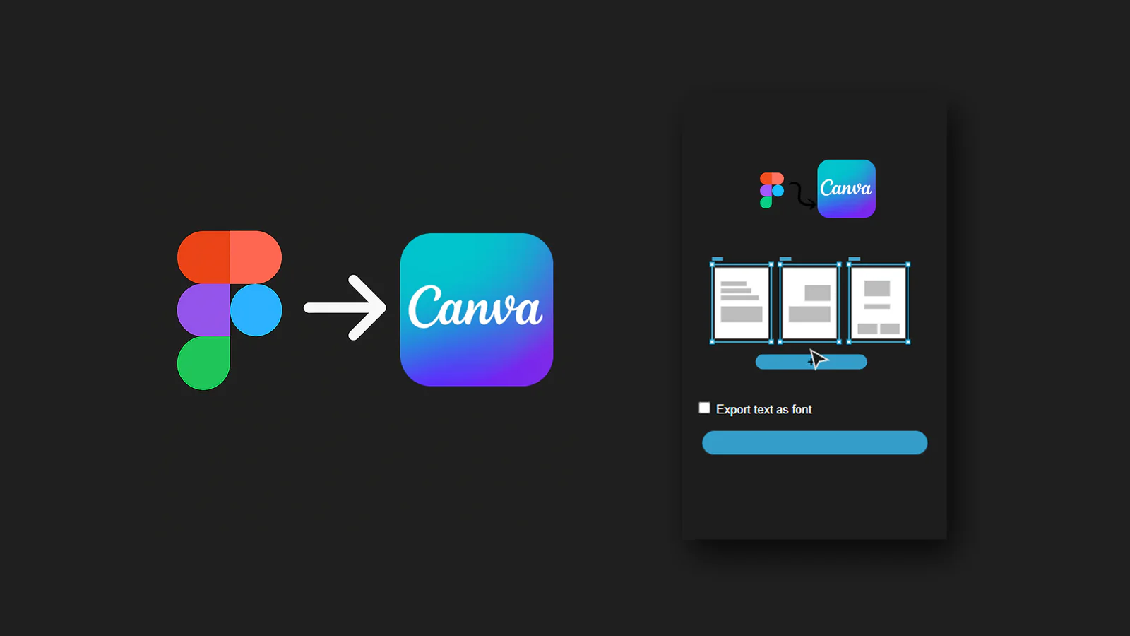 CANVA Export Figma 插件详情预览图