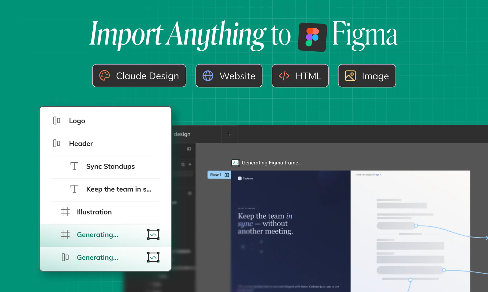 HTML to Design: Buddy Figma Agent- Import Claude design to Figma,website,web,html,css,HTML to Design Figma 插件详情预览图