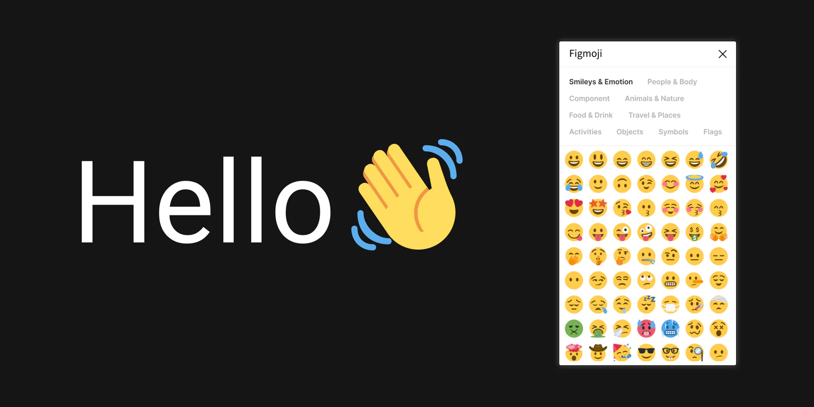 Figmoji Figma 插件详情预览图