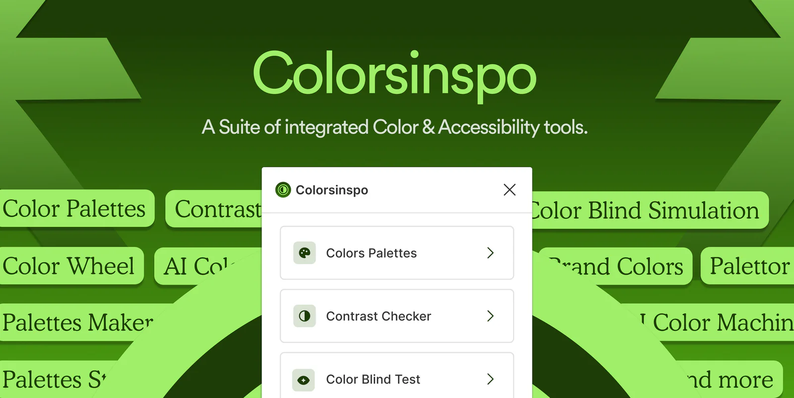Color Palettes ( Colorsinspo ) : Color & Accessibility Tools Figma 插件详情预览图