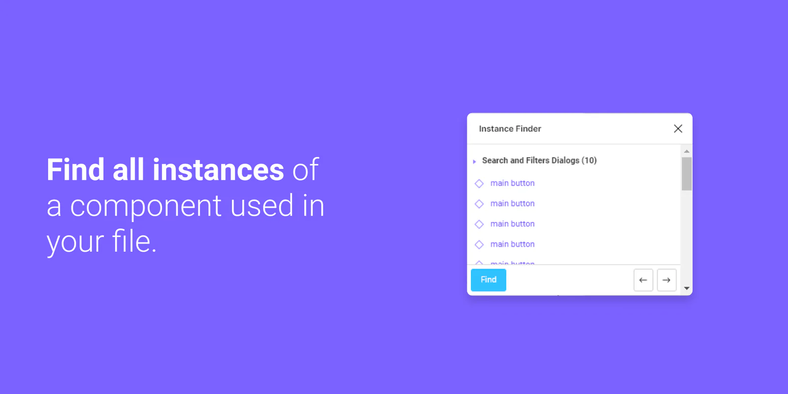 Instance Finder Figma 插件详情预览图