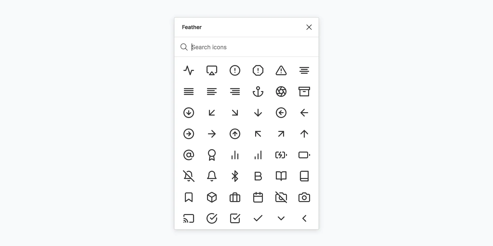 Feather Icons Figma 插件详情预览图