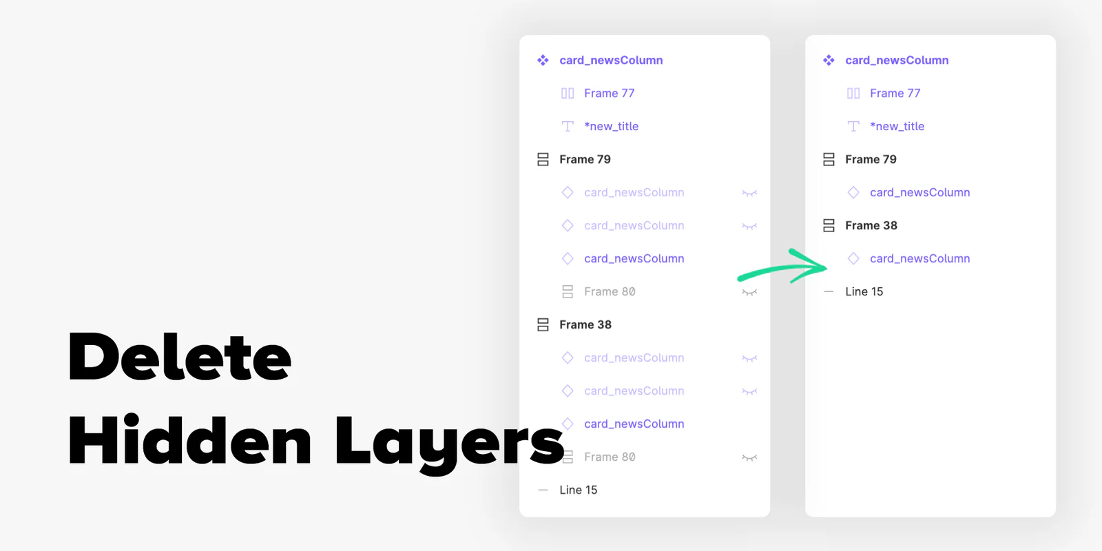 Delete Hidden Layers Figma 插件详情预览图