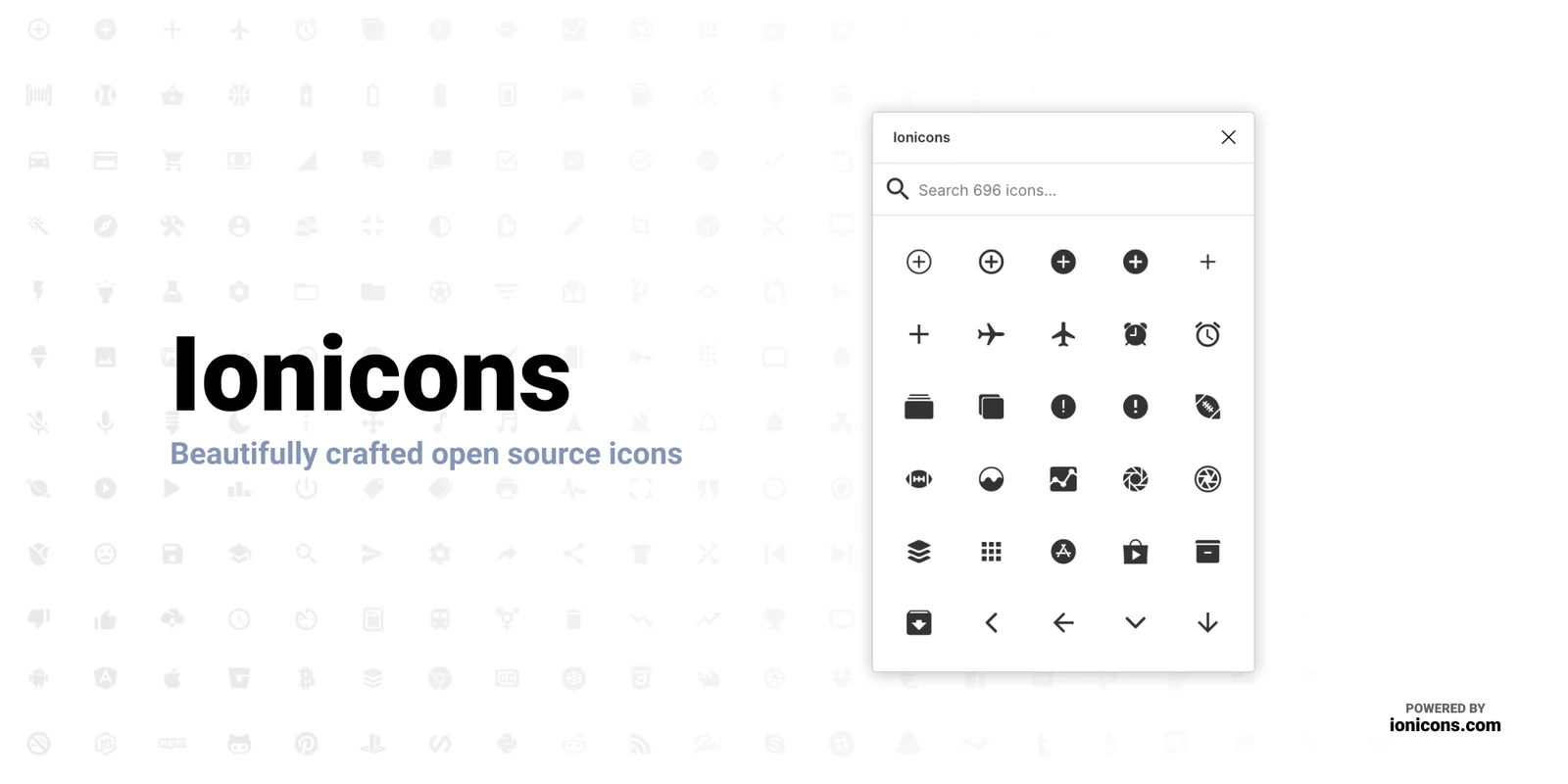 Ionicons Figma 插件详情预览图