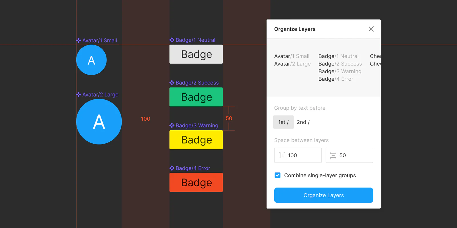Organize Layers Figma 插件详情预览图