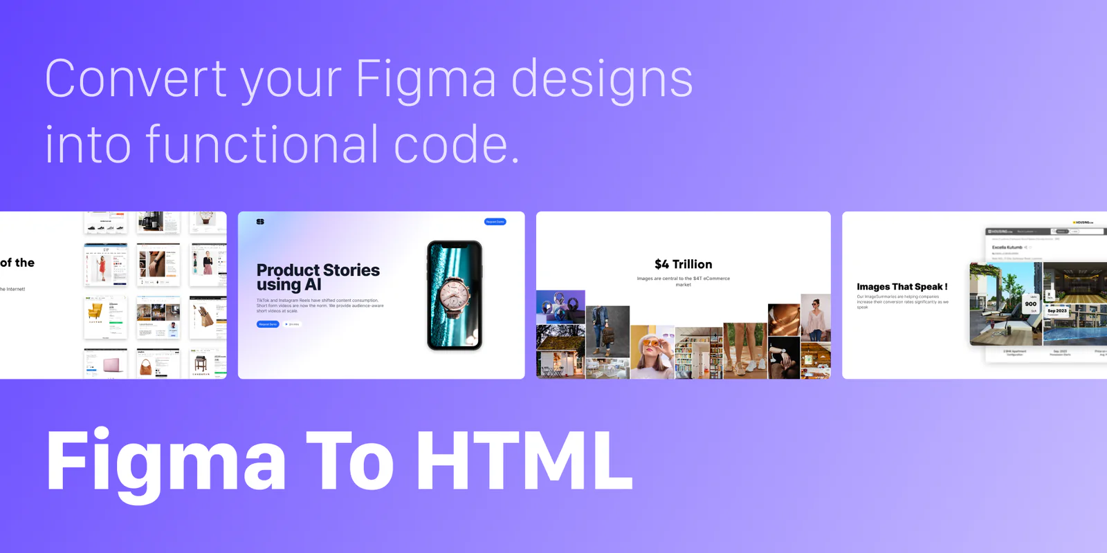 Figma to HTML Figma 插件详情预览图
