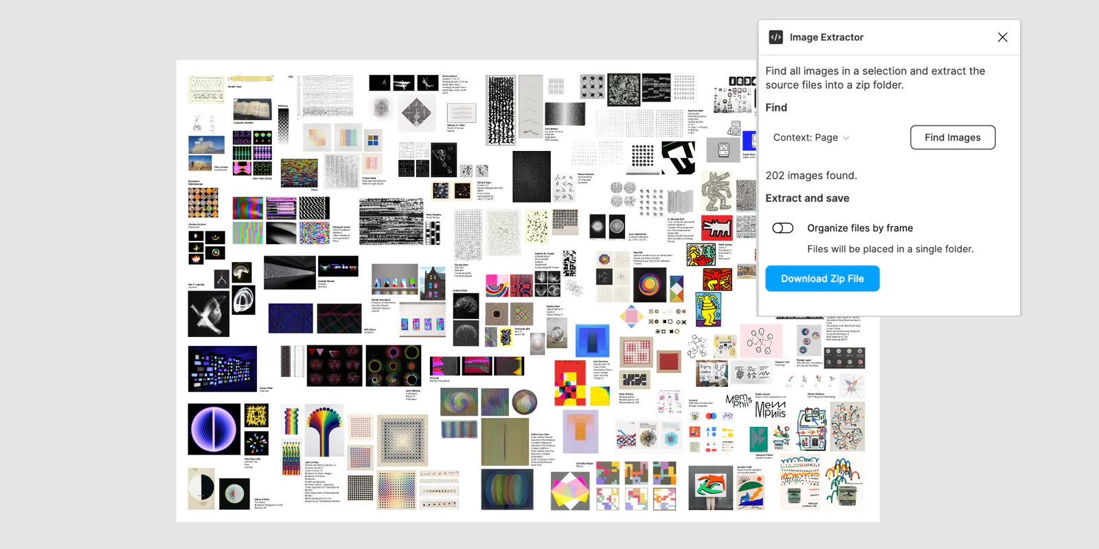 Image Extractor Figma 插件详情预览图