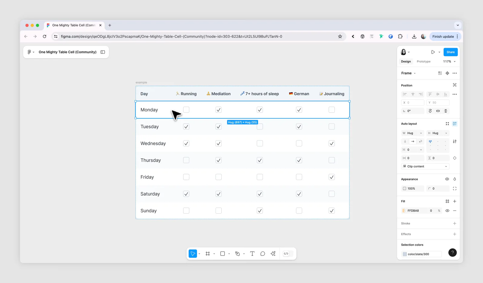 columns to rows Figma 插件详情预览图