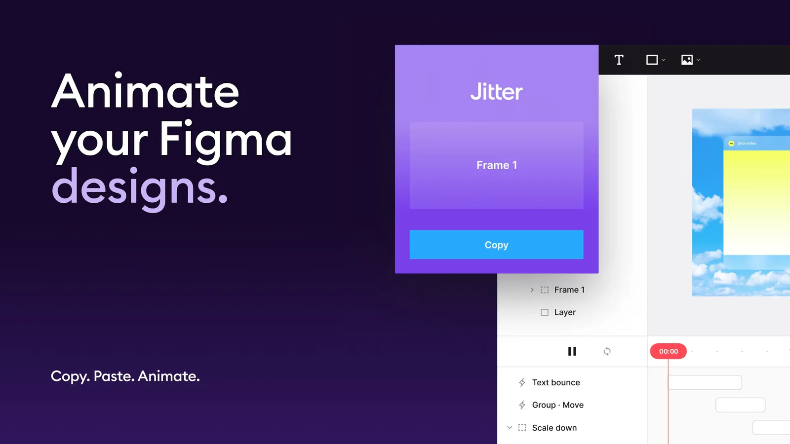 Jitter · Animation for Figma Figma 插件详情预览图