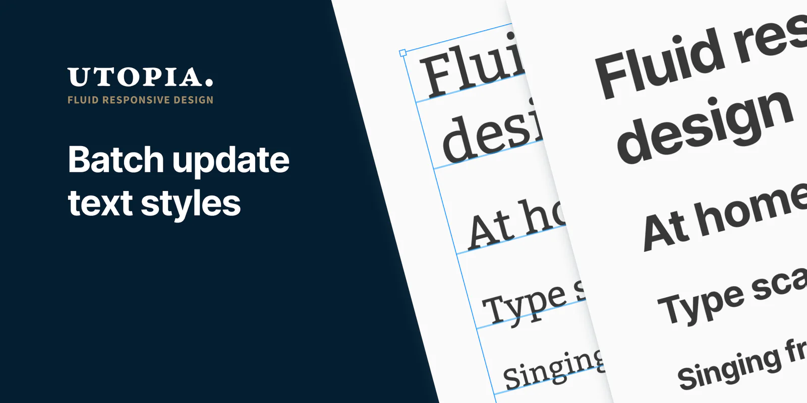 Utopia / Batch update text styles Figma 插件详情预览图