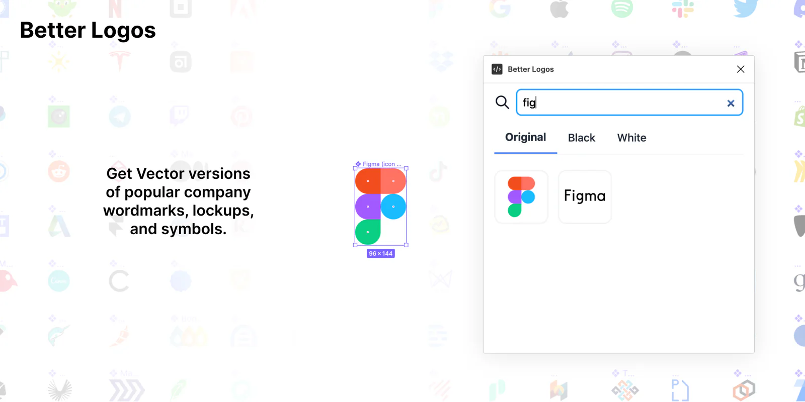 Better Logos Figma 插件详情预览图