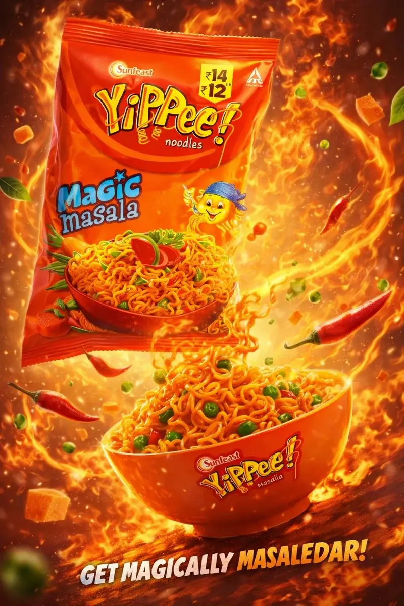 Ultra-high-resolution 8K cinematic commercial food advertisement of **[BRAND NAME] insta