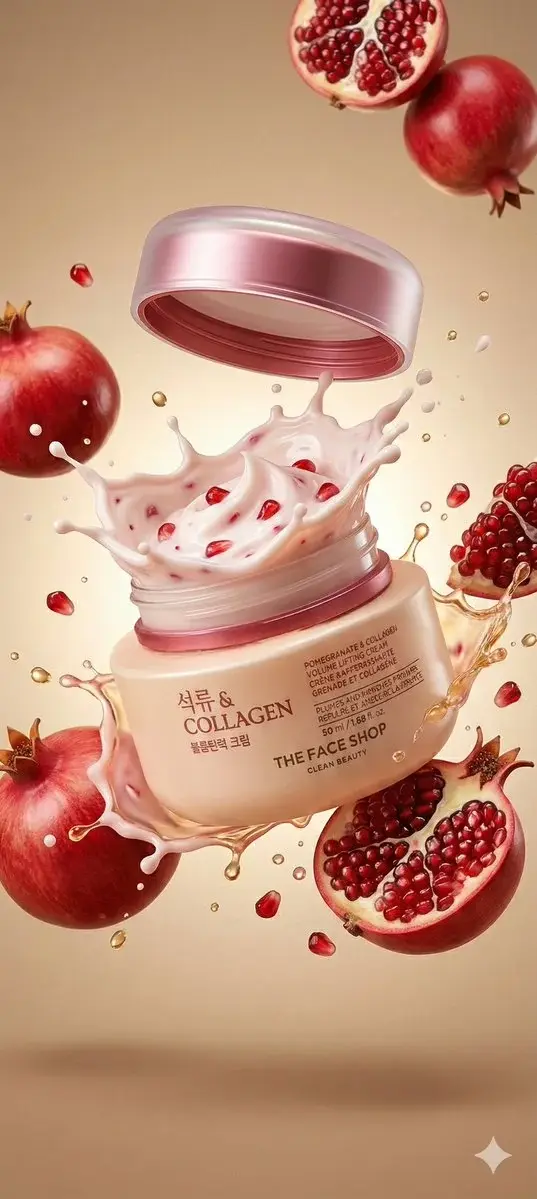 "A hyperrealistic premium product photography scene of a smooth beige cosmetic jar label