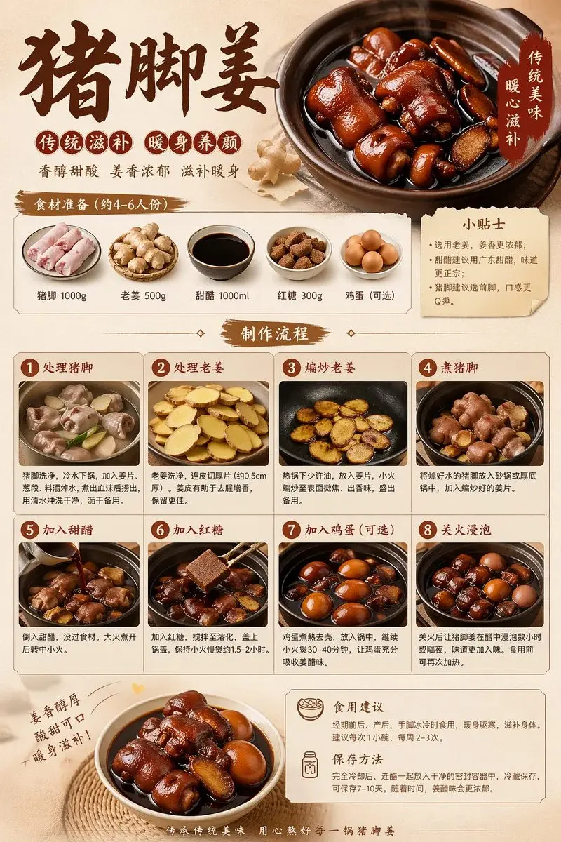 Create a [food name] food preparation poster