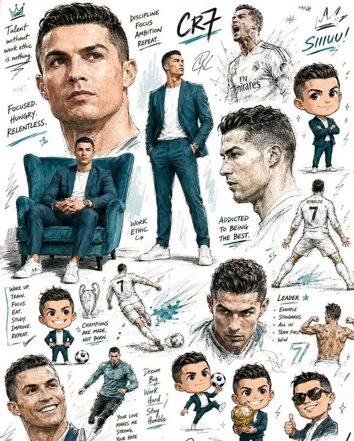 Focused. Hungry. Relentless. 🐐 CR7 ! 🔥