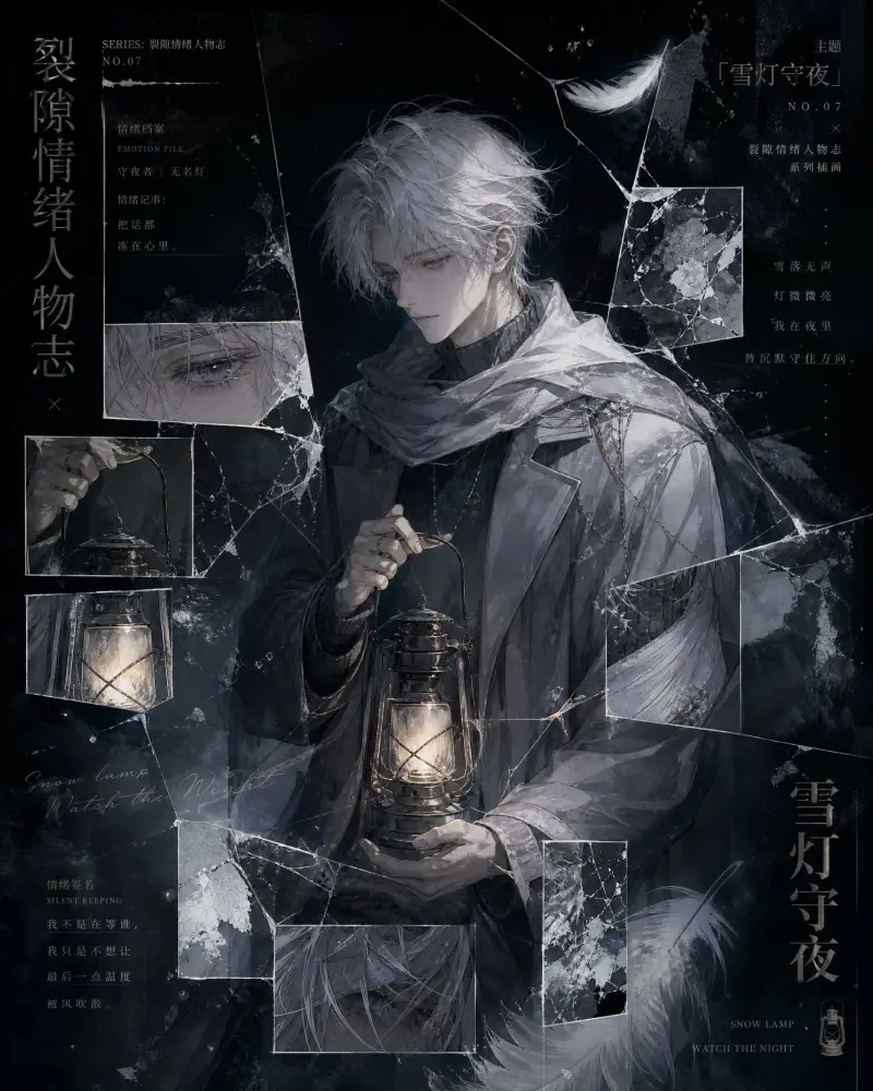 🤯ChatGPT-Image2 can finally turn emotion into pure visual structure! I tested a dark anime illu
