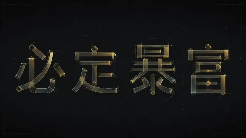 实验性中文字体设计（图 1）