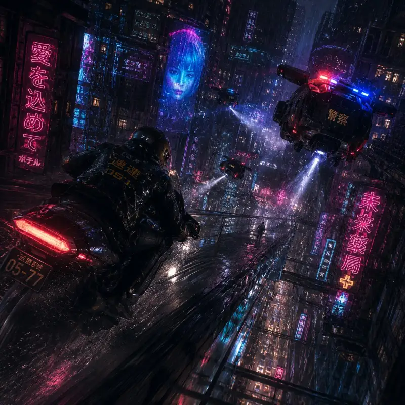 喧嚣的赛博朋克警匪追逐