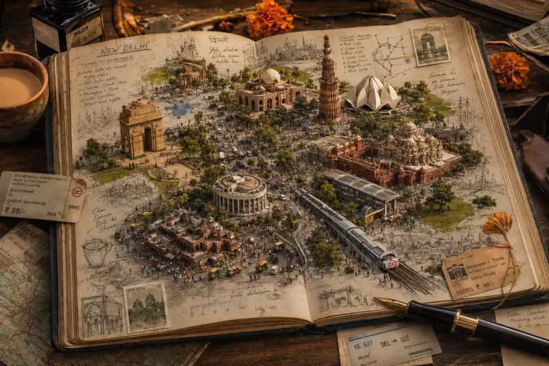 3D 笔记本环球旅行海报（图 2）