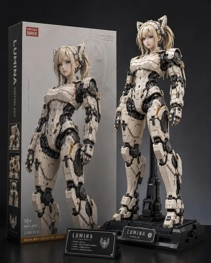 Lumina 机甲手办产品摄影