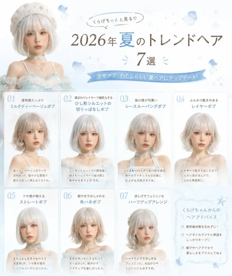 2026 年夏季发型趋势推文（图 1）