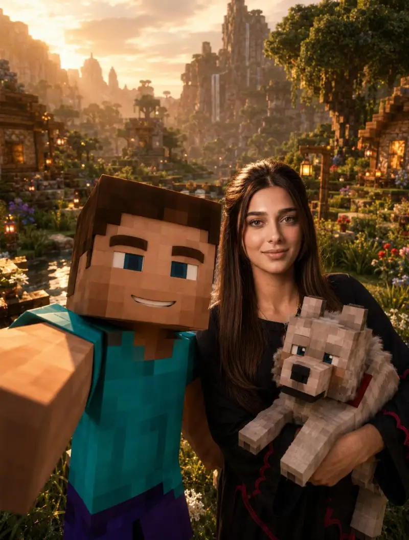 Minecraft 自拍照片集成