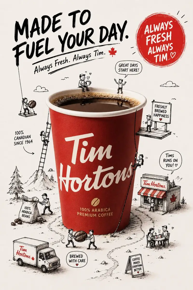 涂鸦风格混合媒体广告（图 2）