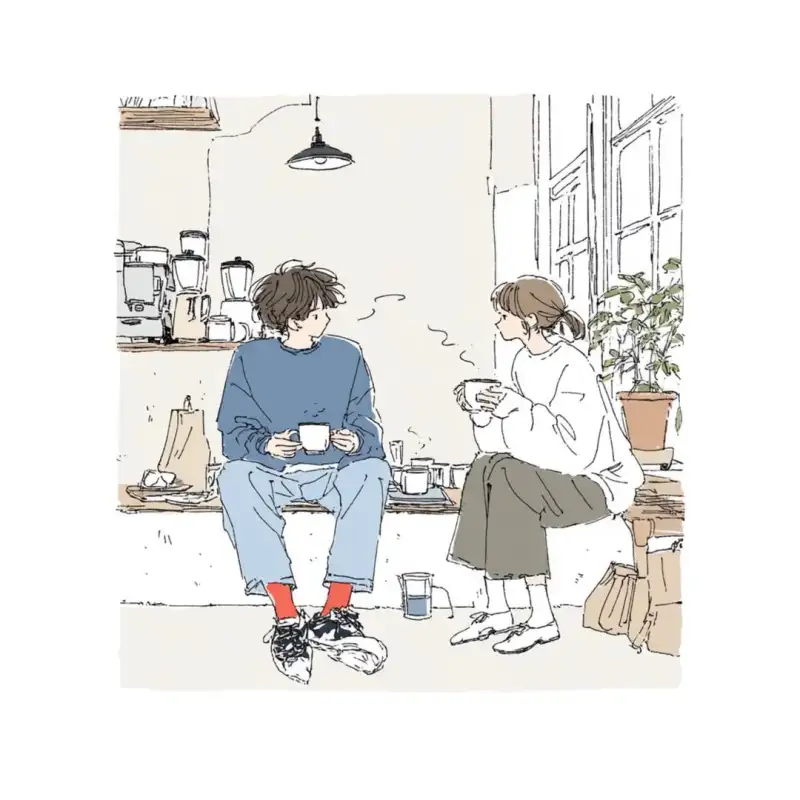 日式生活方式素描插画（图 1）