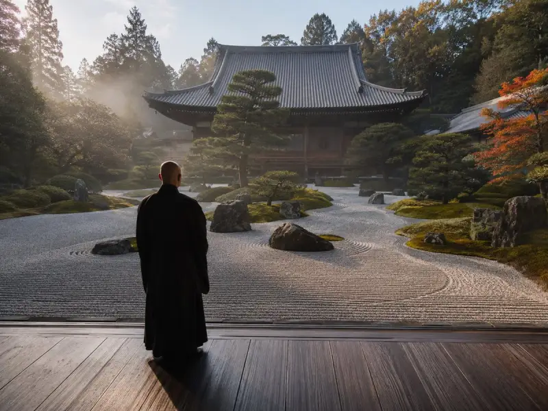 日式禅意庭院（图 1）