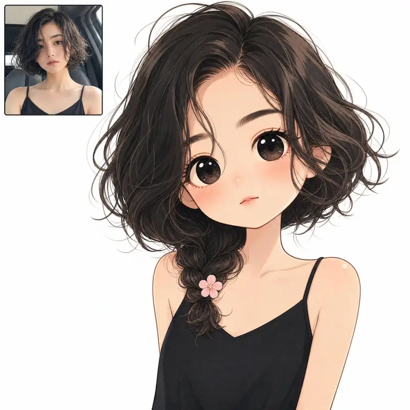 动漫双人 Q 版肖像