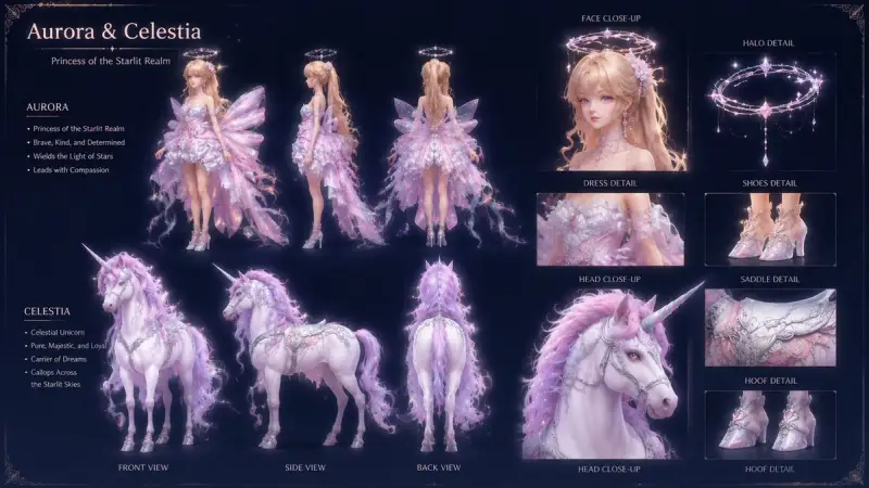 奇幻游戏角色设计图
