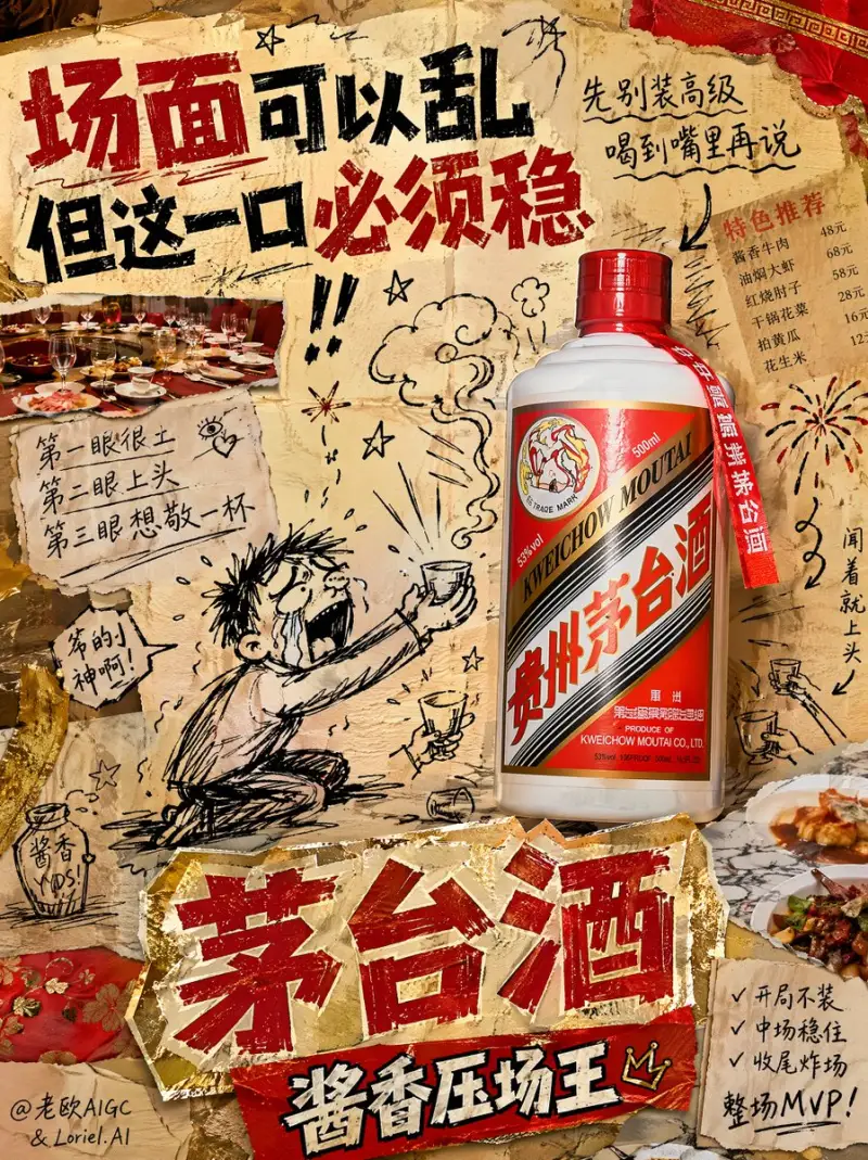 反设计风格长沙臭豆腐广告（图 2）