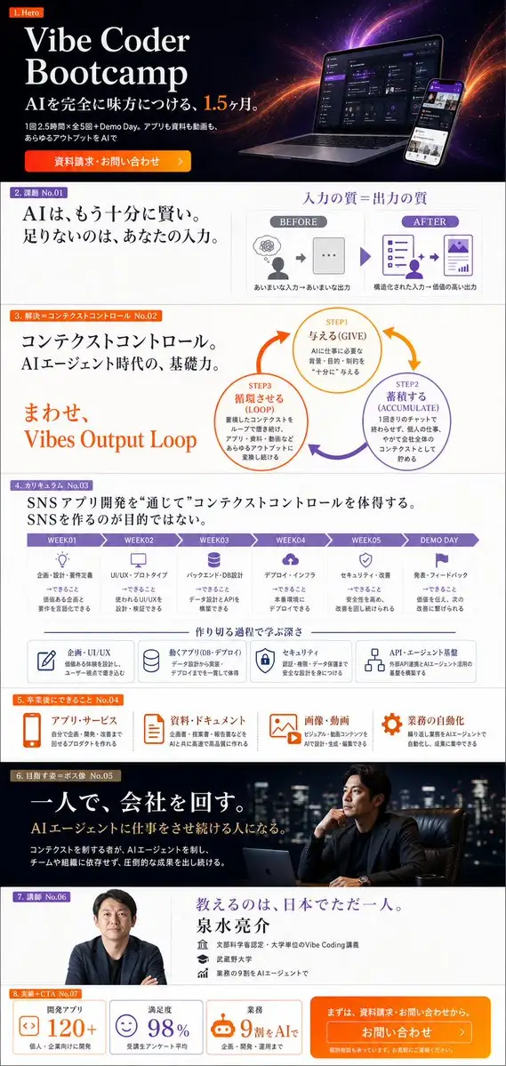 Vibe Coder Bootcamp 着陆页（图 2）
