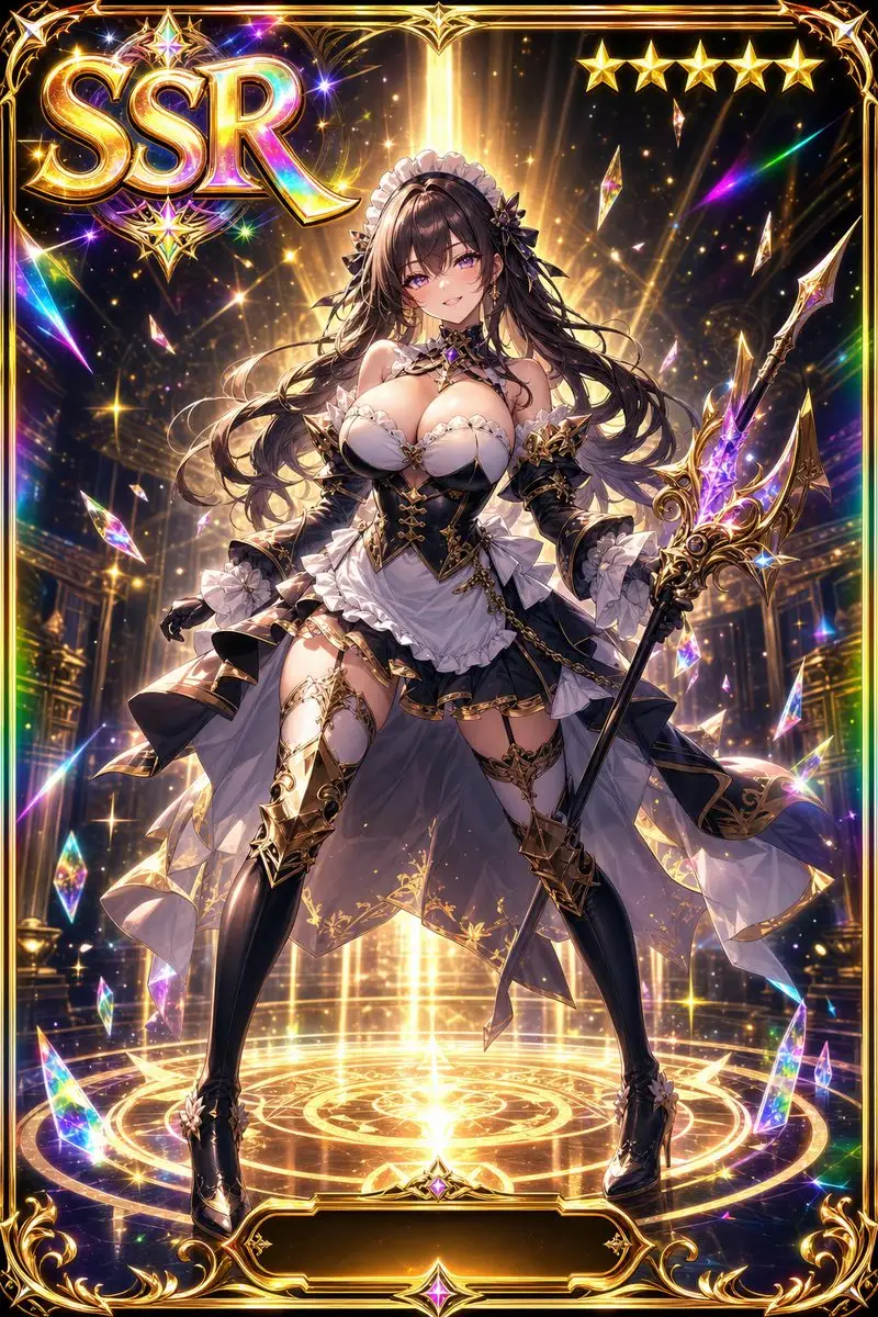 SSR 奇幻抽卡角色卡牌（图 1）