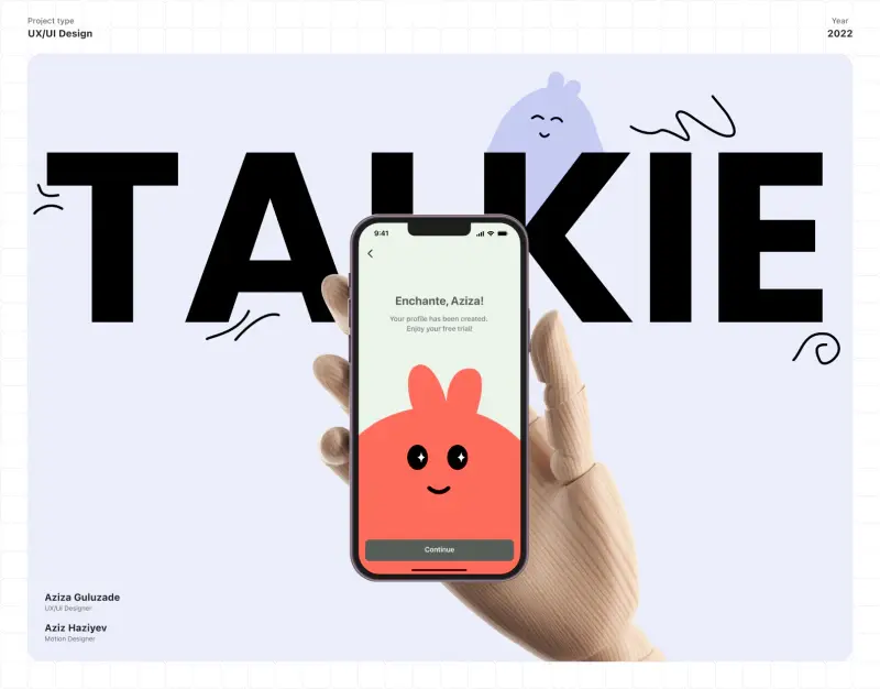 Talkie - Language Learning app | UI&UX case study