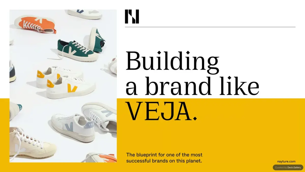 Building a Brand Like VEJA 幻灯片封面
