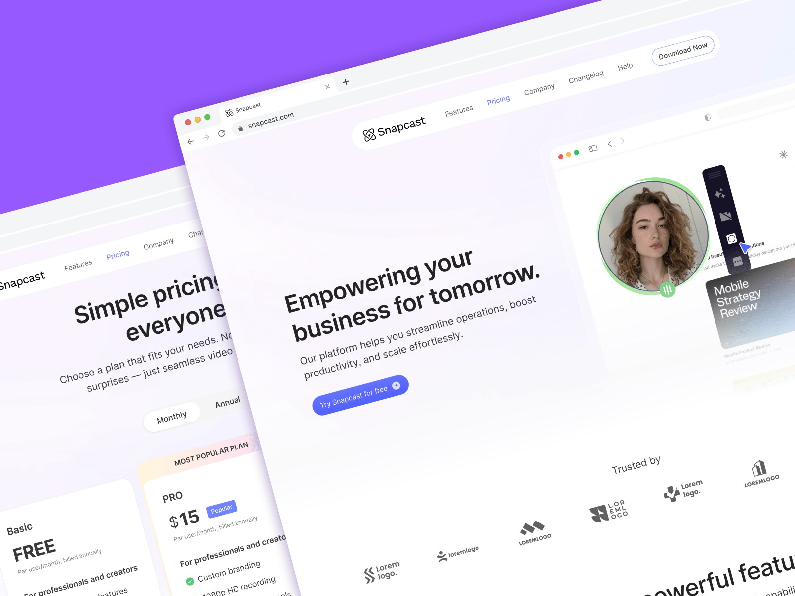现代动效 AI 产品官网设计灵感，人工智能、SaaS Framer 网站模板详情图 2