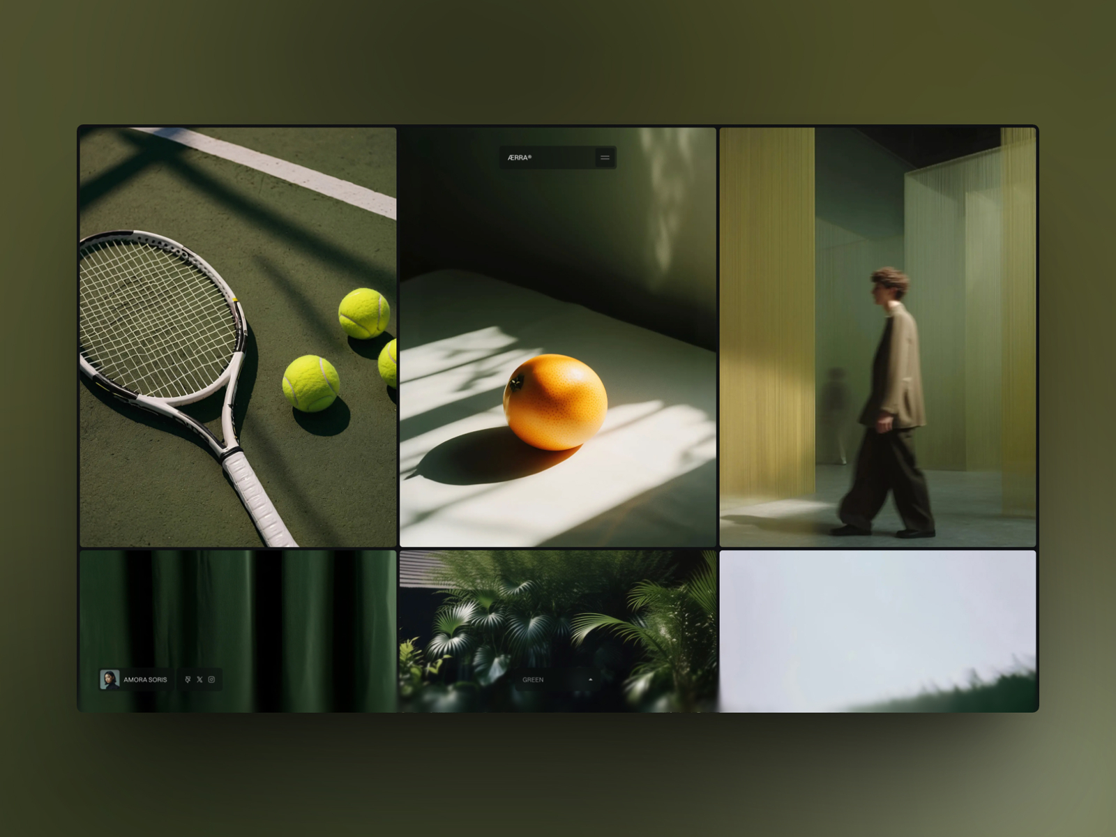极简现代作品集网站设计灵感，博客内容、作品集 Framer 网站模板详情图 1