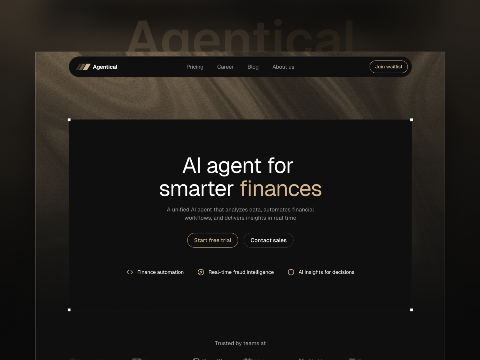 高级暗黑黑白极简 AI 产品官网设计灵感，人工智能、SaaS Framer 网站模板详情图 1
