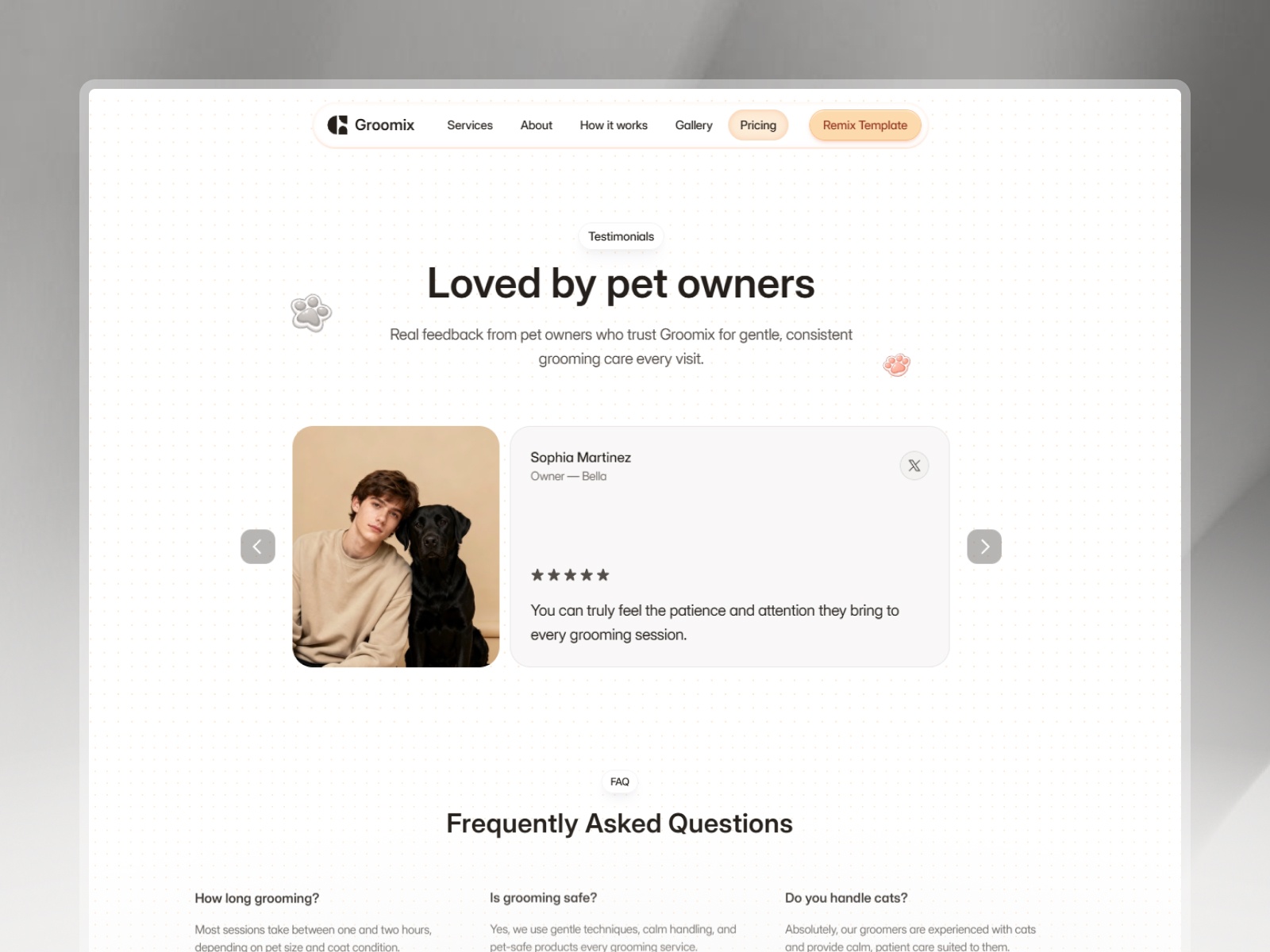 极简动效创意机构官网设计灵感，SaaS、设计工作室 Framer 网站模板详情图 4