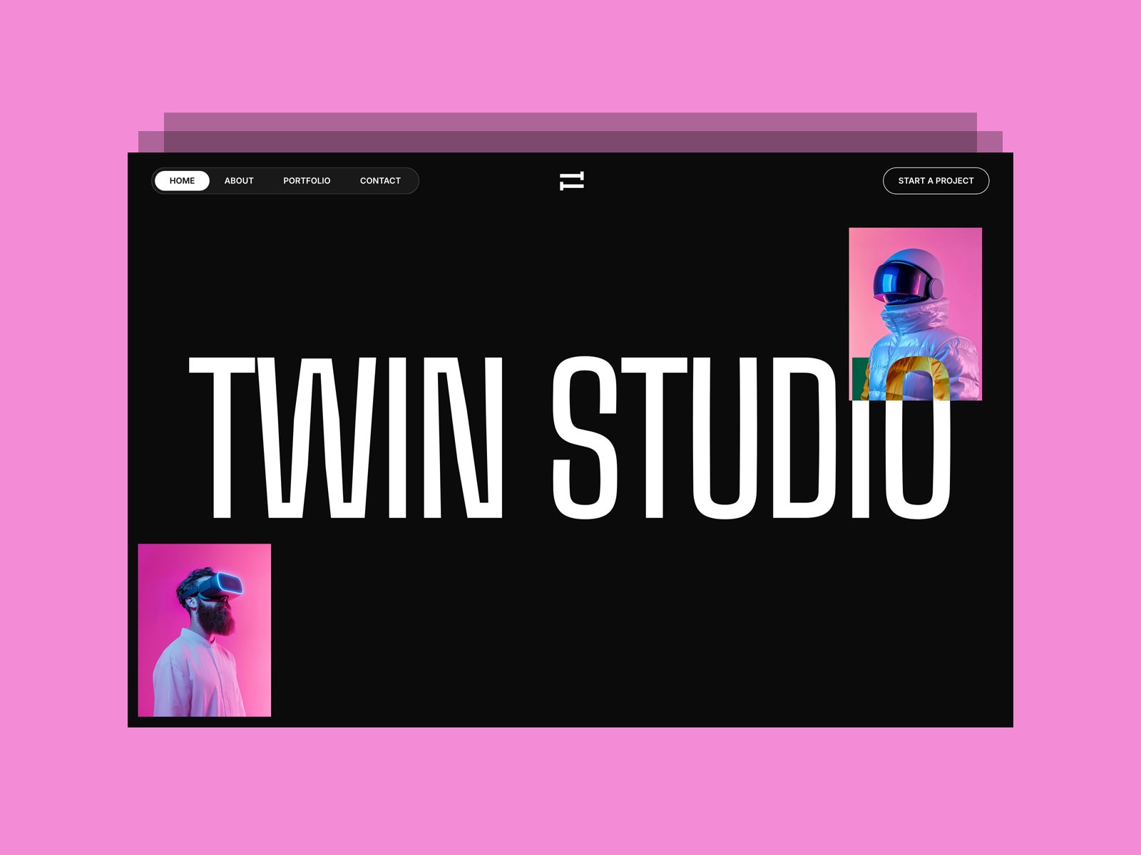 现代专业创意机构官网设计灵感，设计工作室、作品集 Framer 网站模板详情图 3