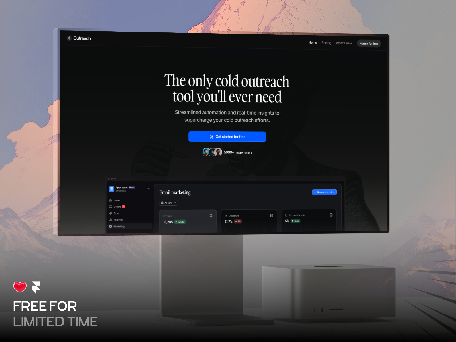SaaS 产品官网设计灵感，SaaS Framer 网站模板详情图 1