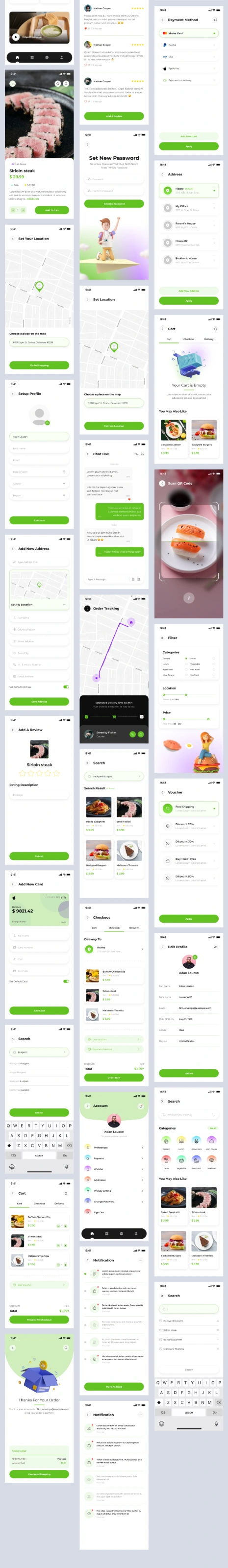 美食餐饮APP-90+页面