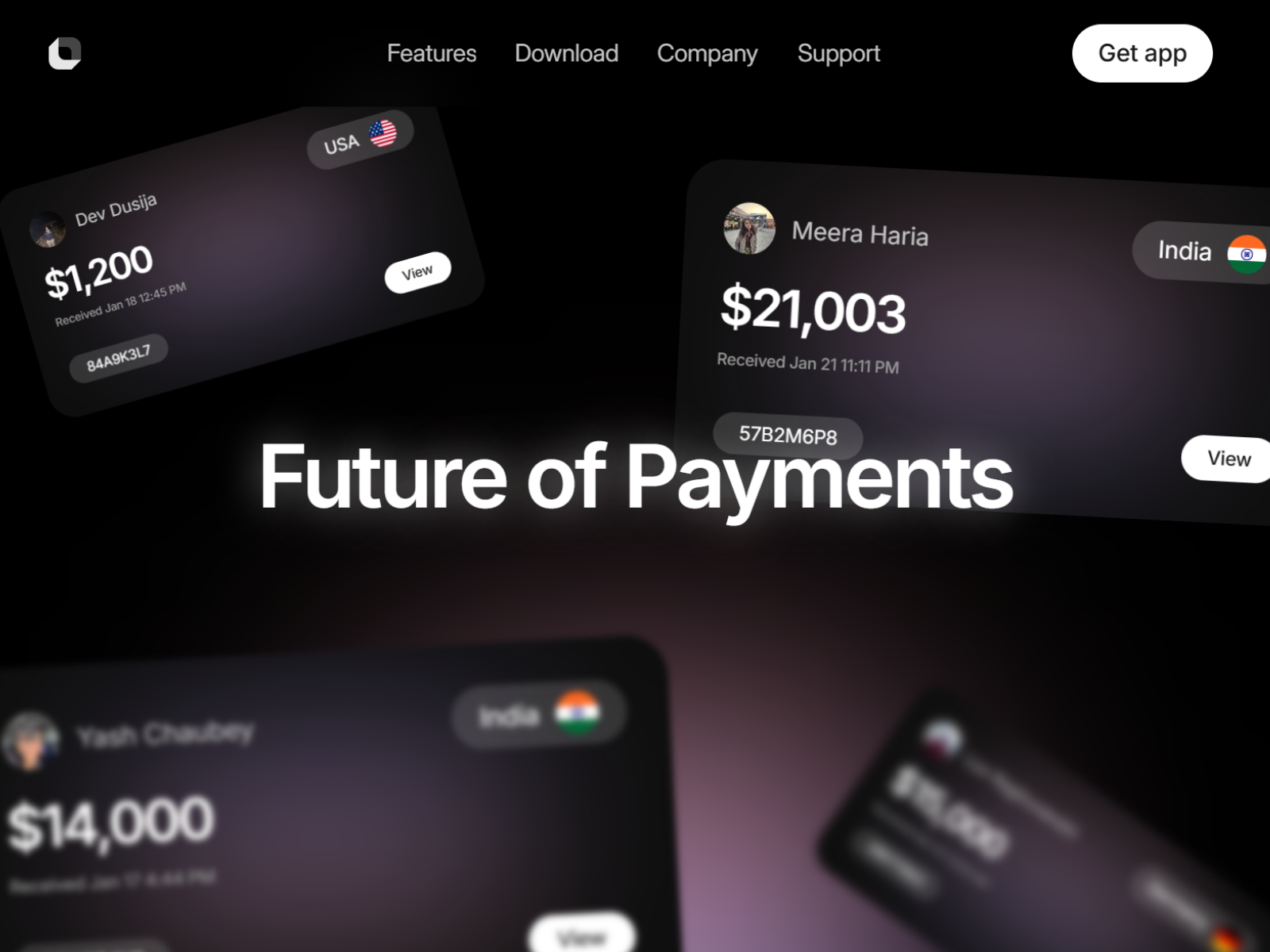 金融科技网站设计灵感，金融科技、SaaS Framer 网站模板详情图 3