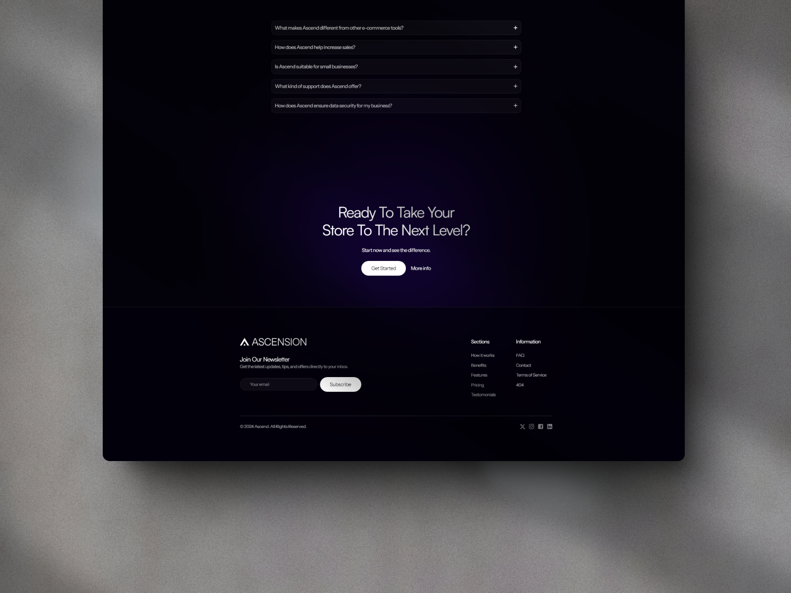 现代 SaaS 产品官网设计灵感，SaaS、落地页 Framer 网站模板详情图 3