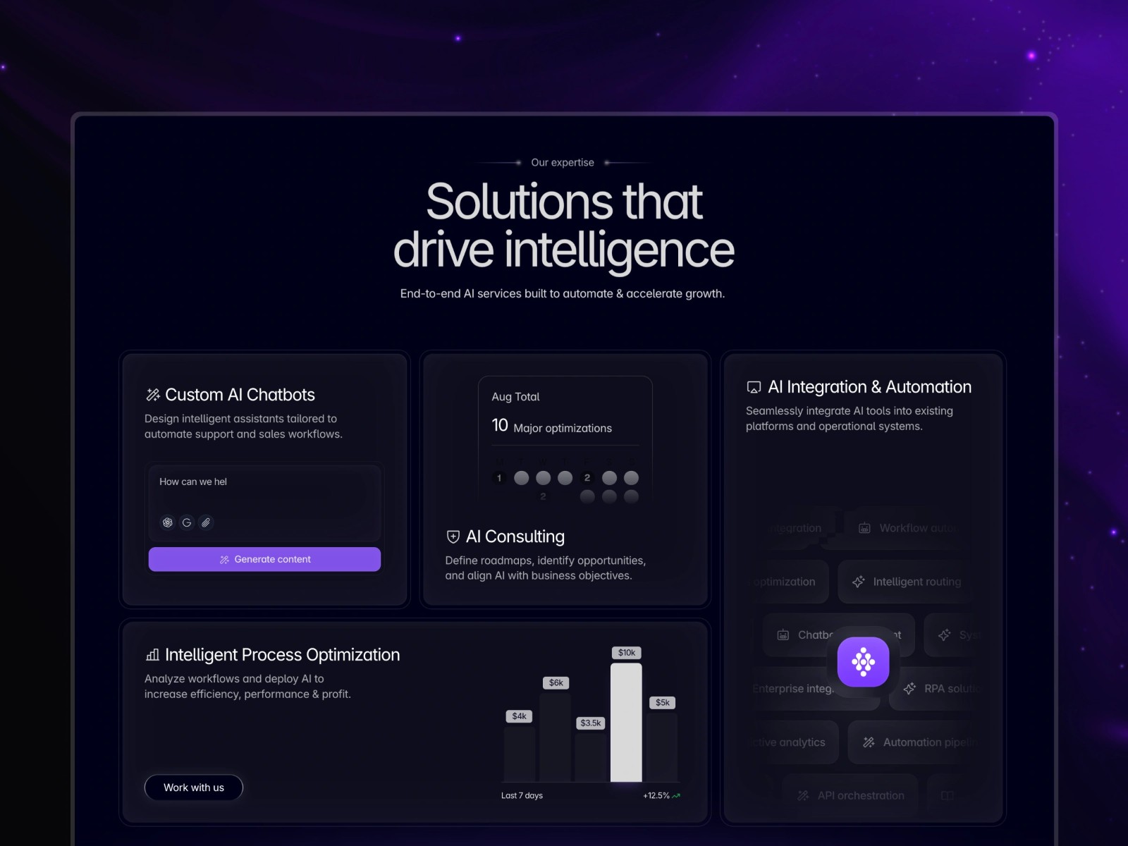 现代专业 AI 产品官网设计灵感，人工智能、SaaS Framer 网站模板详情图 2