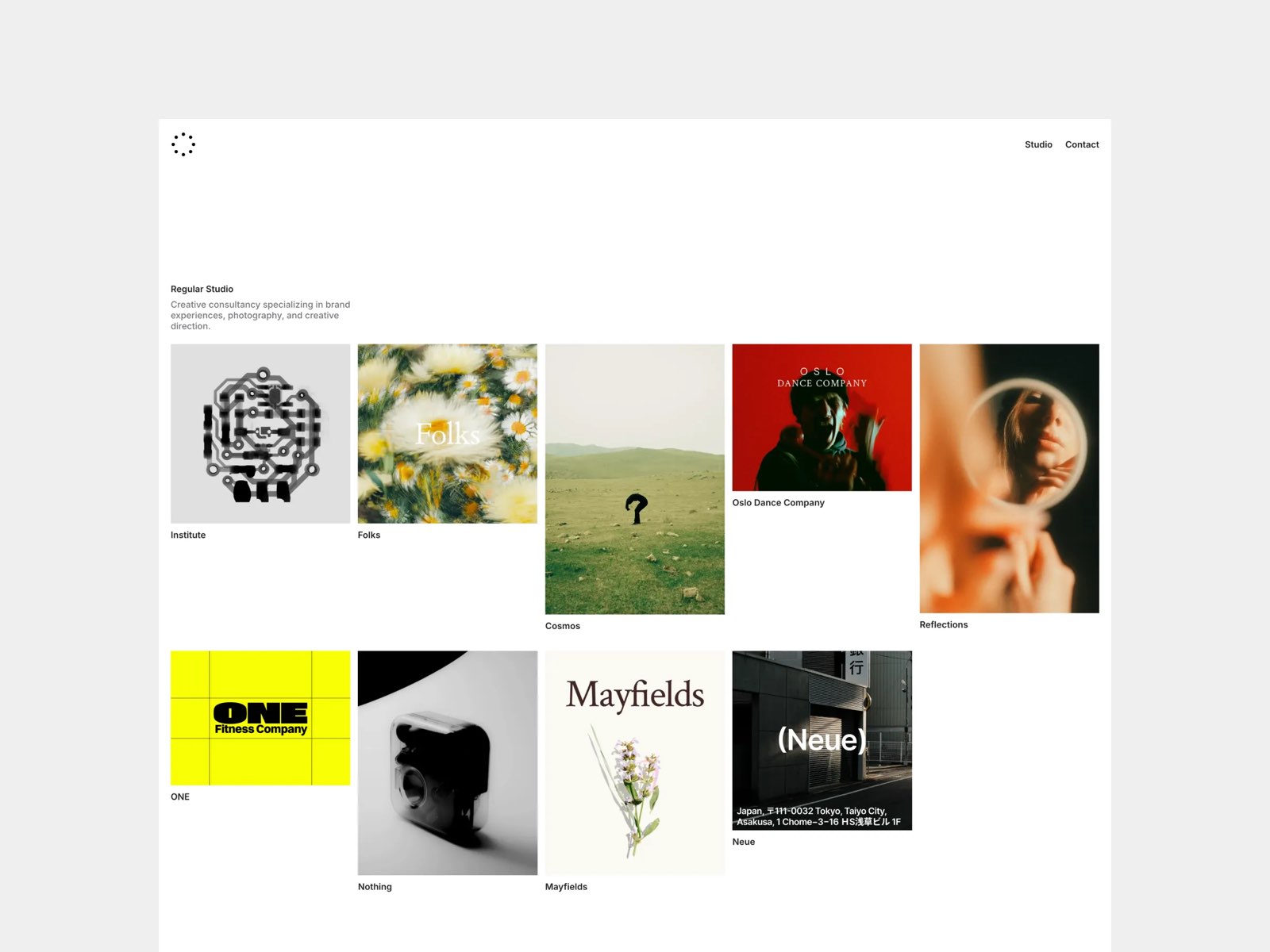 作品集网站设计灵感，作品集 Framer 网站模板详情图 2