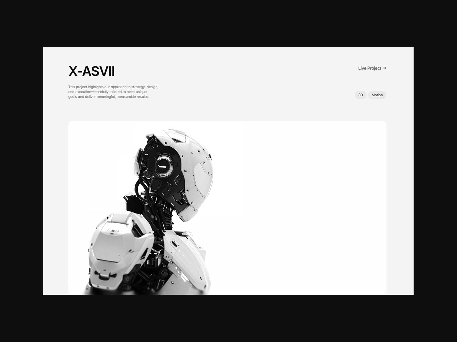 黑白极简现代创意机构官网设计灵感，博客内容、设计工作室 Framer 网站模板详情图 3