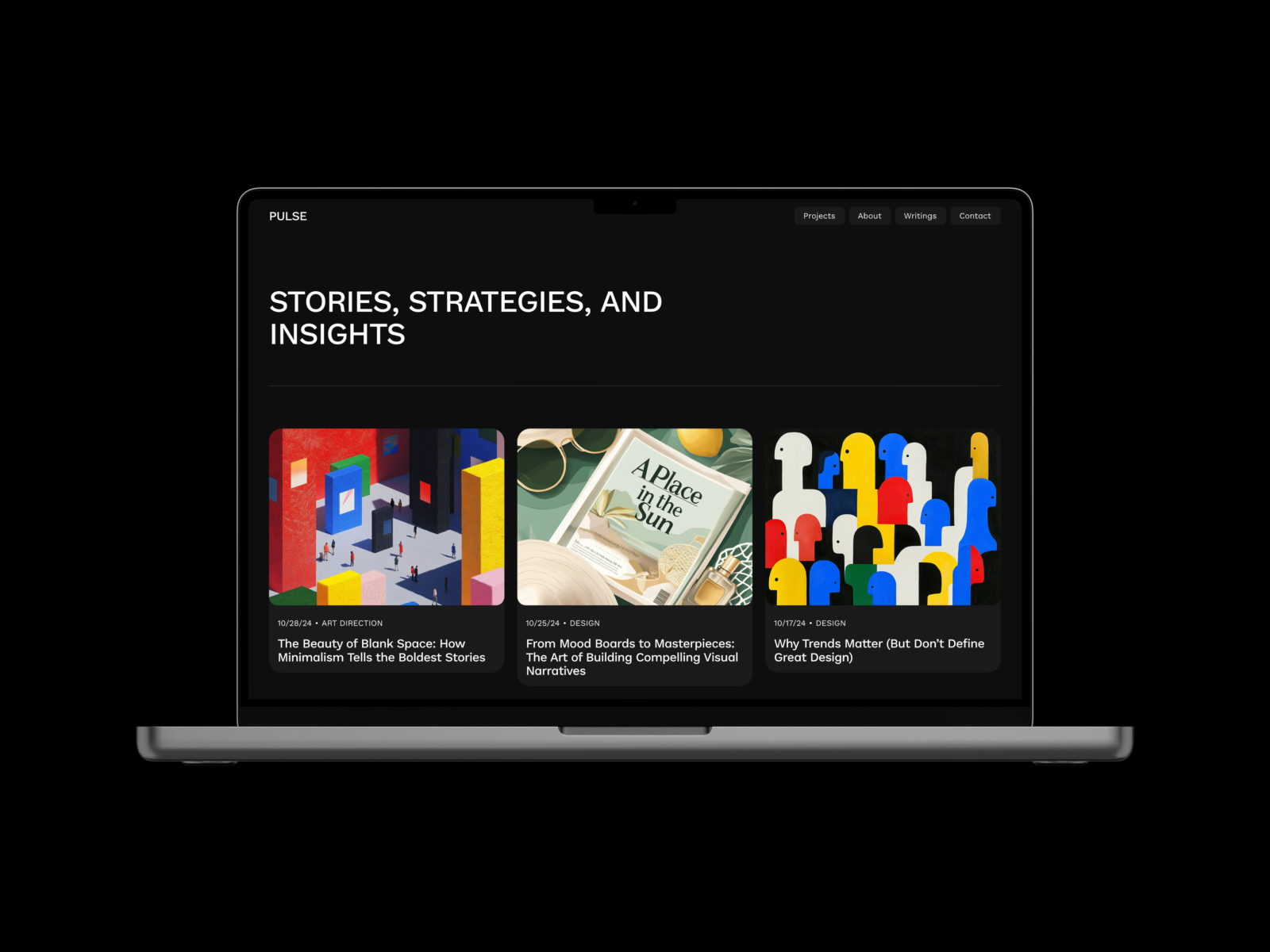 极简作品集网站设计灵感，SaaS、作品集 Framer 网站模板详情图 3