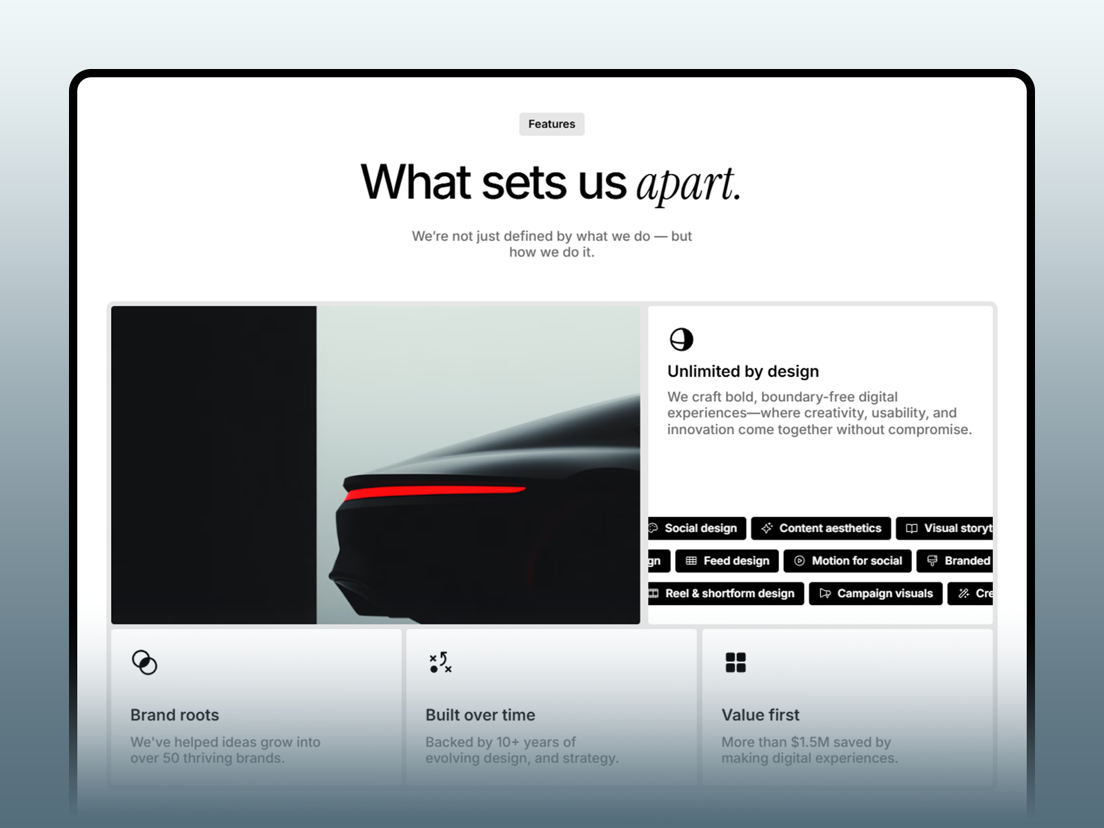 现代动效个人品牌网站设计灵感，SaaS、作品集 Framer 网站模板详情图 2